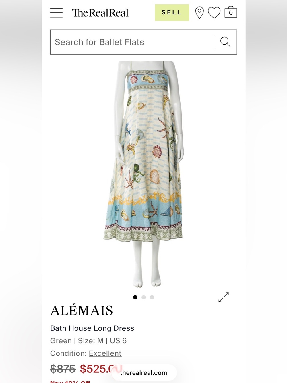 Caroline Constas π Viral Seashell Maxi Dress - Picture 10 of 10
